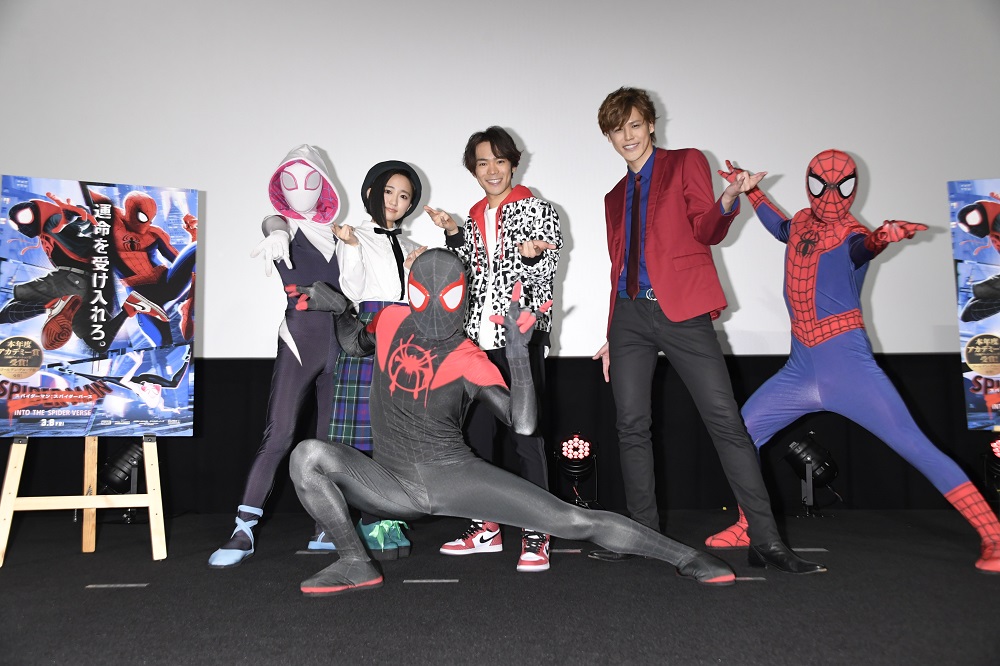 「スパイダーマン:スパイダーバース」公開記念舞台挨拶