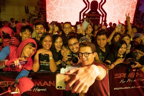 Tom Holland in Bari