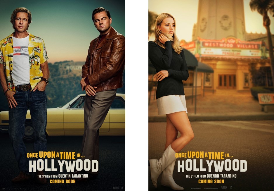 「ワンス・アポン・ア・タイム・イン・ハリウッド」ポスター